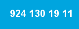 924 130 19 11